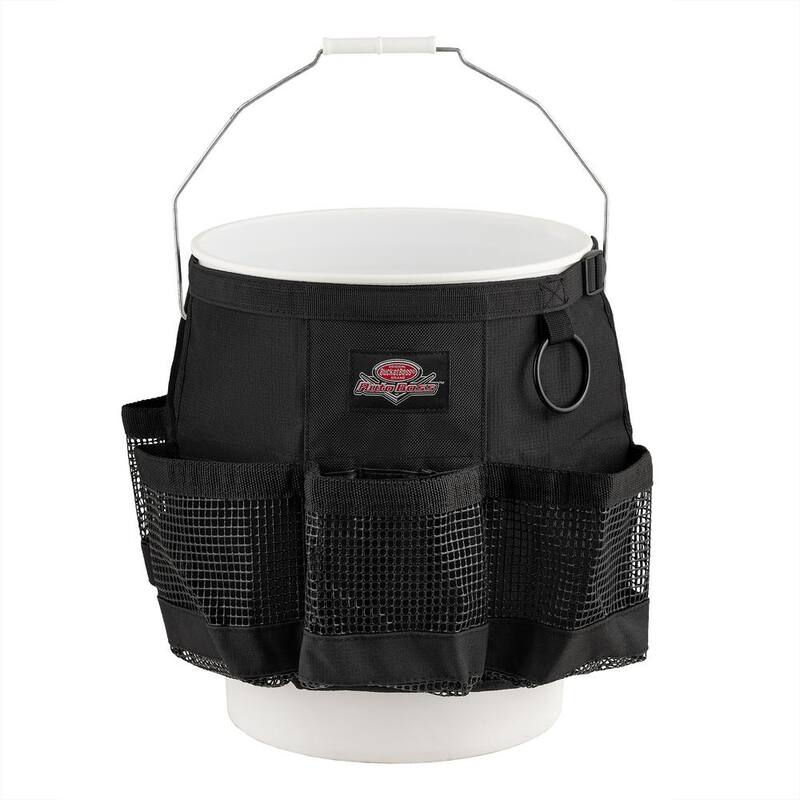 BUCKET BOSS Auto Boss Wash Boss 5 Gal. Bucket Car Accessory Organizer for Car Wash Cleaning or Car Detailing Supplies - AB30060