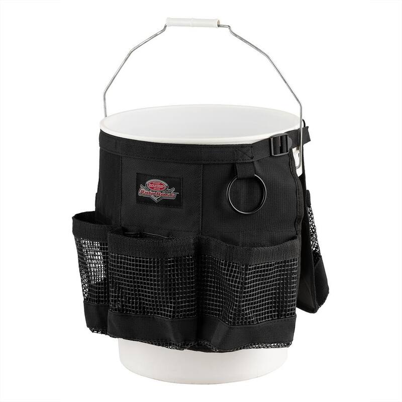 BUCKET BOSS Auto Boss Wash Boss 5 Gal. Bucket Car Accessory Organizer for Car Wash Cleaning or Car Detailing Supplies - AB30060