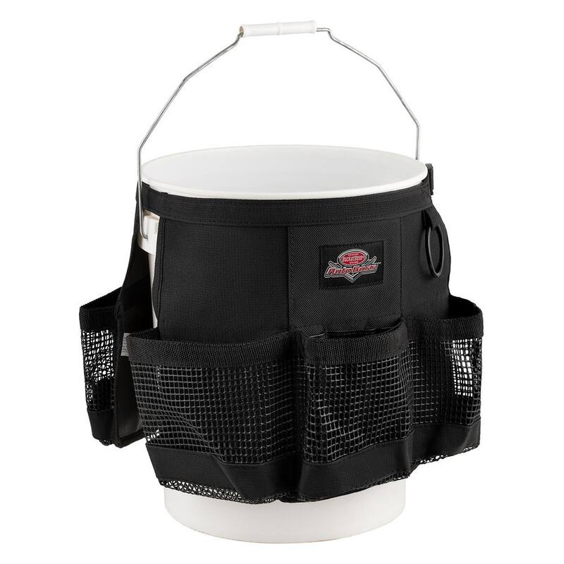 BUCKET BOSS Auto Boss Wash Boss 5 Gal. Bucket Car Accessory Organizer for Car Wash Cleaning or Car Detailing Supplies - AB30060