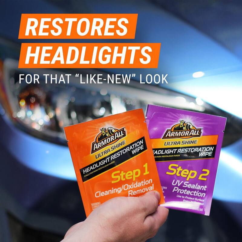 Armor All Armor All Ultra Shine Headlight Restoration Wipes (6 count) - E302794400