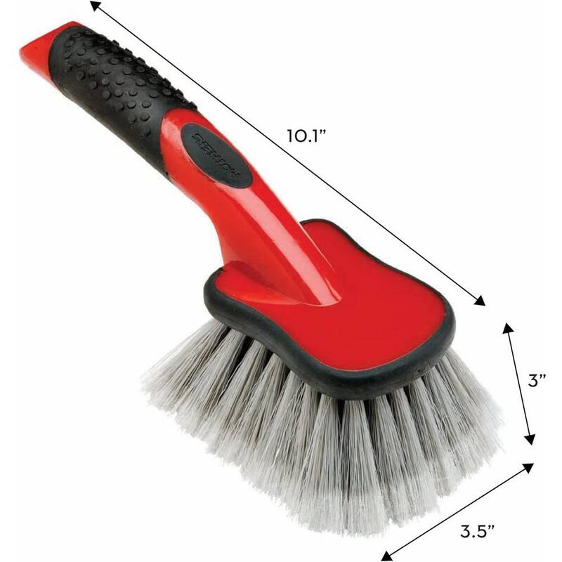 MOTHERS Automotive Car Care Wheel Brush with Scratch-Free Bristles - 155700