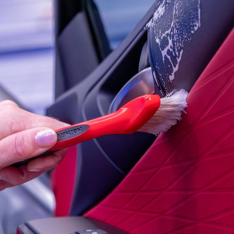 MOTHERS Automotive Car Care Detailing Brush Set with Scratch-Free Bristles - 156200