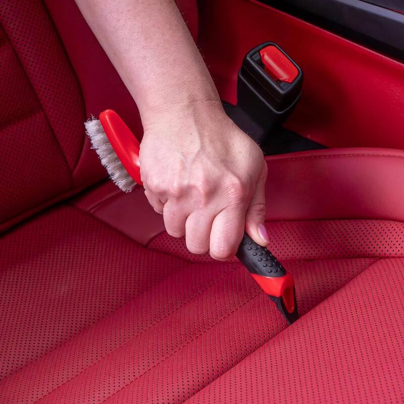 MOTHERS Automotive Car Care Detailing Brush Set with Scratch-Free Bristles - 156200