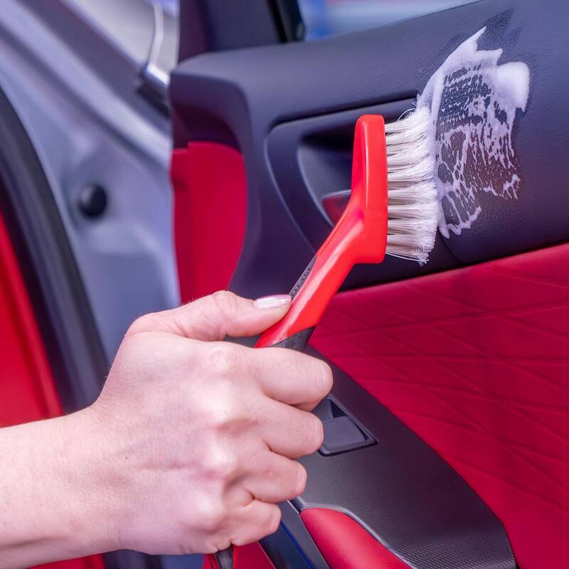 MOTHERS Automotive Car Care Detailing Brush Set with Scratch-Free Bristles - 156200