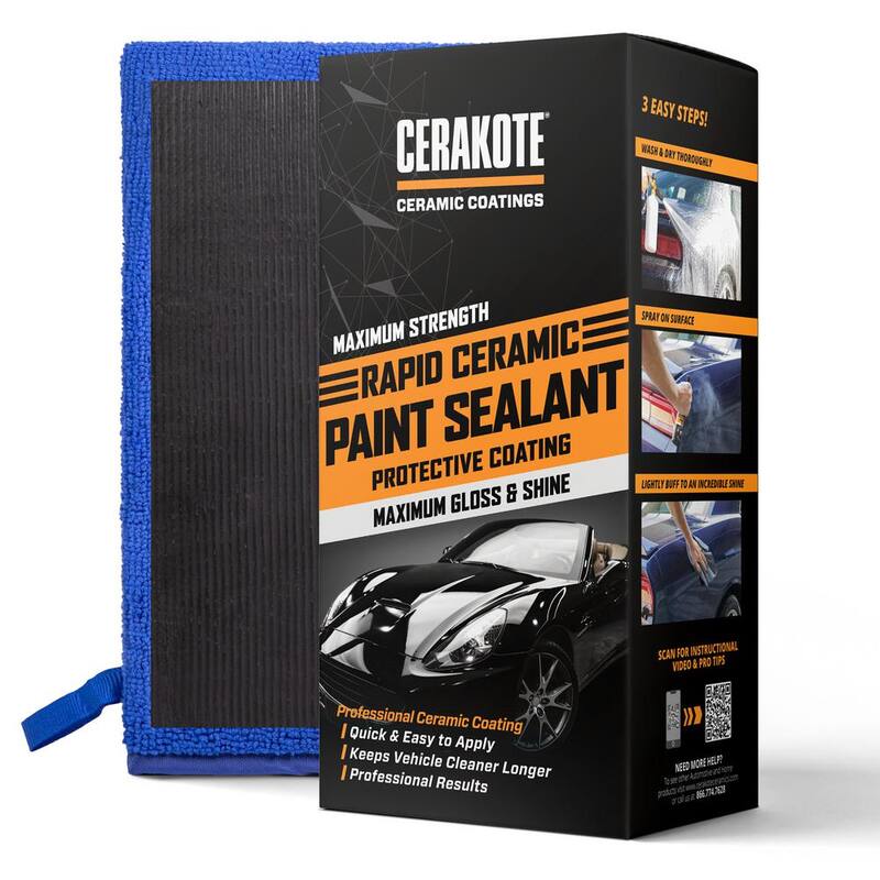 CERAKOTE 12 oz. Rapid Ceramic Paint Sealant Kit with Clay Bar Mitt - AH-RCPAINTWM2