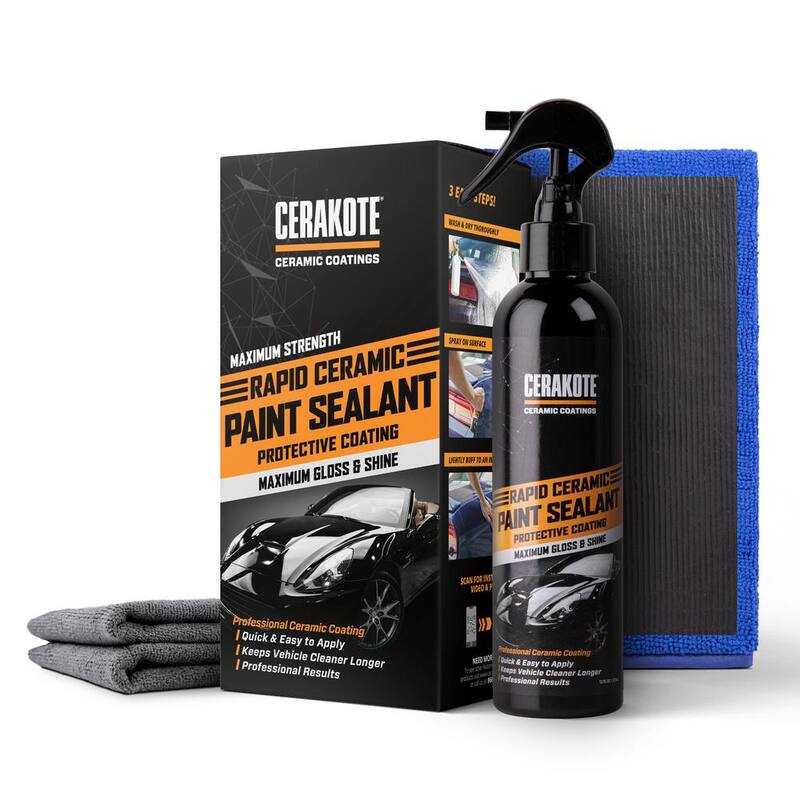 CERAKOTE 12 oz. Rapid Ceramic Paint Sealant Kit with Clay Bar Mitt - AH-RCPAINTWM2