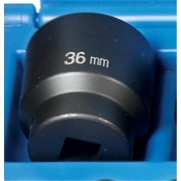 Grey Pneumatic Grey Pneumatic GRE2136M .50in. Drive 12 Point Metric Impact Socket 36mm - GRE2136M