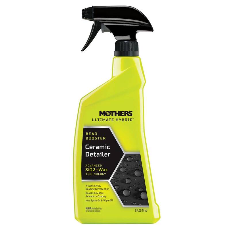 MOTHERS 24 oz. Ultimate Hybrid Ceramic Detailer and Bead Booster Spray + 24 oz. Ceramic Spray Wax Car Cleaning Kit - 400001
