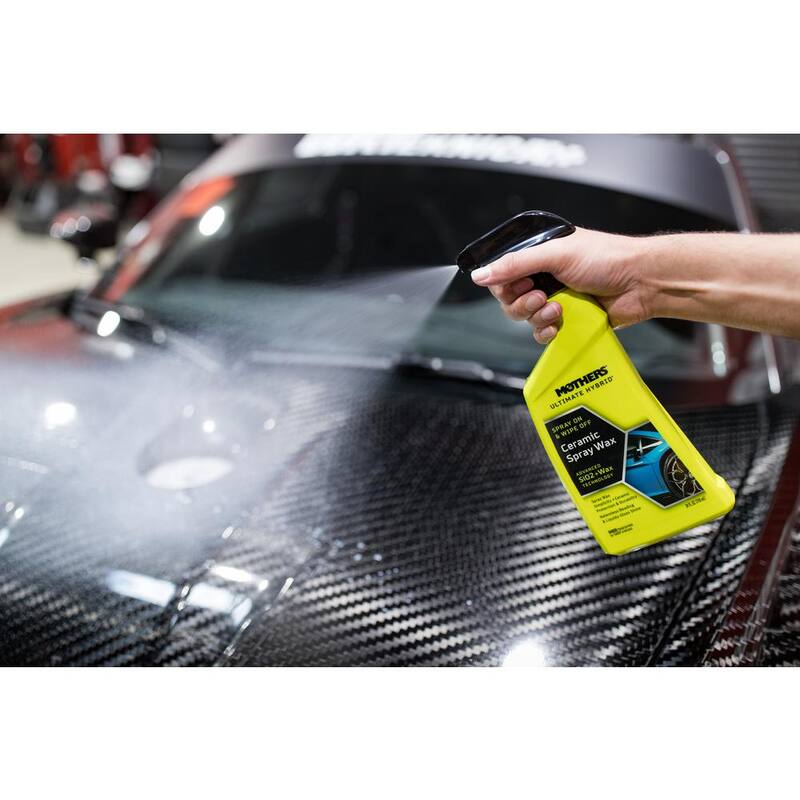 MOTHERS 24 oz. Ultimate Hybrid Ceramic Detailer and Bead Booster Spray + 24 oz. Ceramic Spray Wax Car Cleaning Kit - 400001