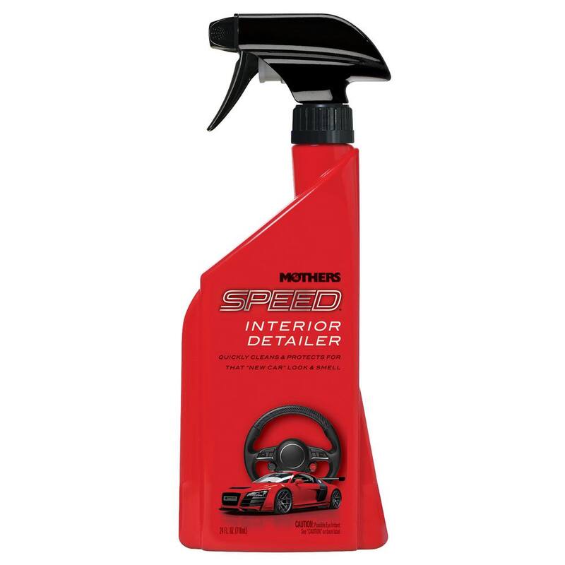 MOTHERS 24 oz. Ultimate Hybrid Ceramic Detailer and Bead Booster Spray + 24 oz. Speed Interior Detailer Spray Car Cleaning Kit - 400002
