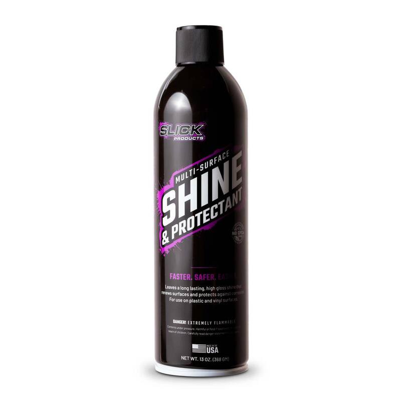 SLICK PRODUCTS Shine and Protectant Spray Coating for Plastic, Viny, Fiberglass and More - SP4001