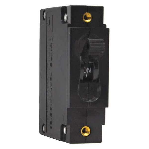 Carling Technologies Circuit Breaker, C Series, 100A, 1 Pole, 250V AC, 1.5kA at 120/240V AC, Medium Curve - CA1-B0-34-810-321-R
