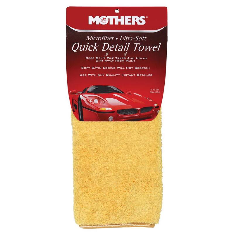 MOTHERS 20 in. x 24 in. Ultra-Soft Car Quick Detailing Towel - 155600