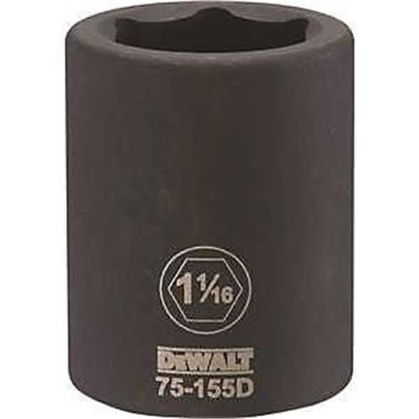 Stanley Stanley Tools 7517105 DWMT75155OSP Impact 0.75 Drive Socket; 1.062 - 7517105