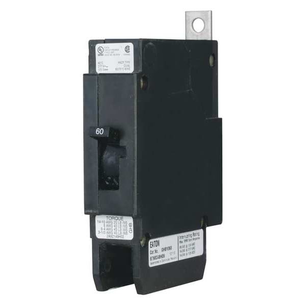 Eaton Miniature Circuit Breaker, GHB Series, 30A, 1 Pole, 277V AC, 14kA at 277V AC - GHB1030