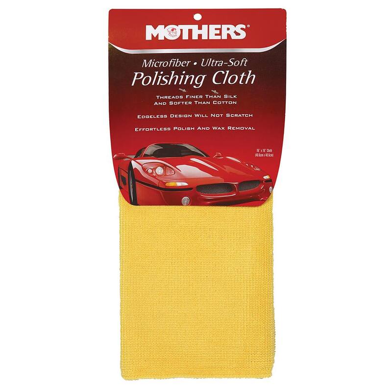 MOTHERS 16 in. x 16 in. Ultra-Soft Car Polishing Cloth - 155200