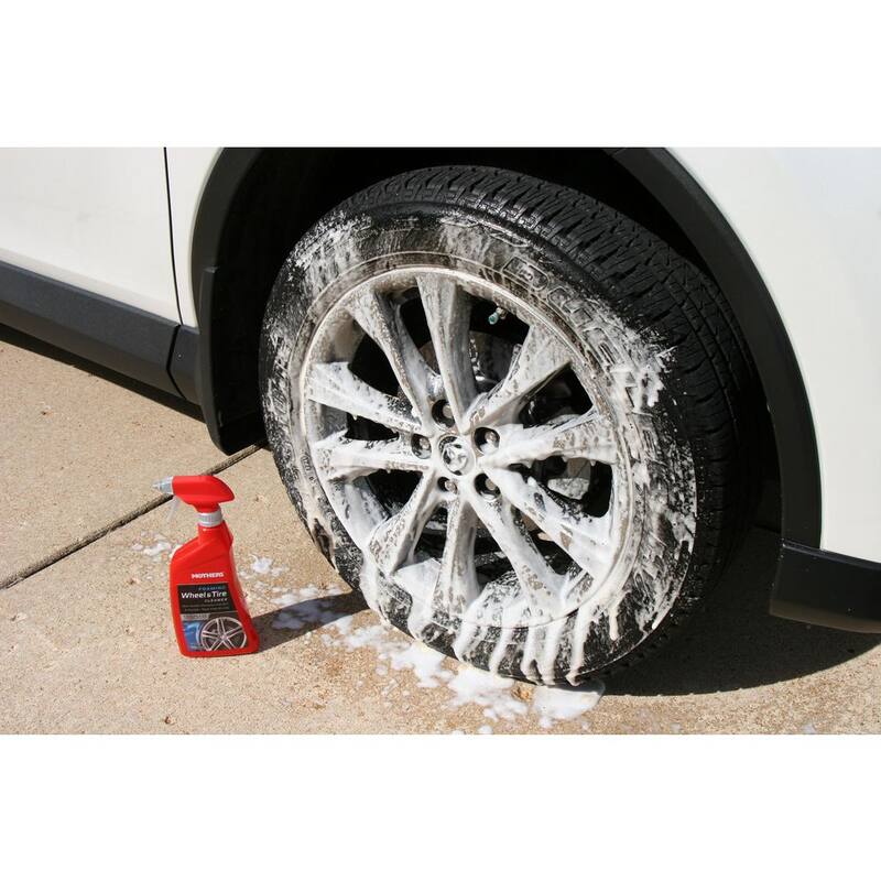 MOTHERS 24 oz. Ultimate Hybrid Ceramic Detailer Spray + 24 oz. Foaming Wheel and Tire Cleaner Spray Car Cleaning Kit - 400003
