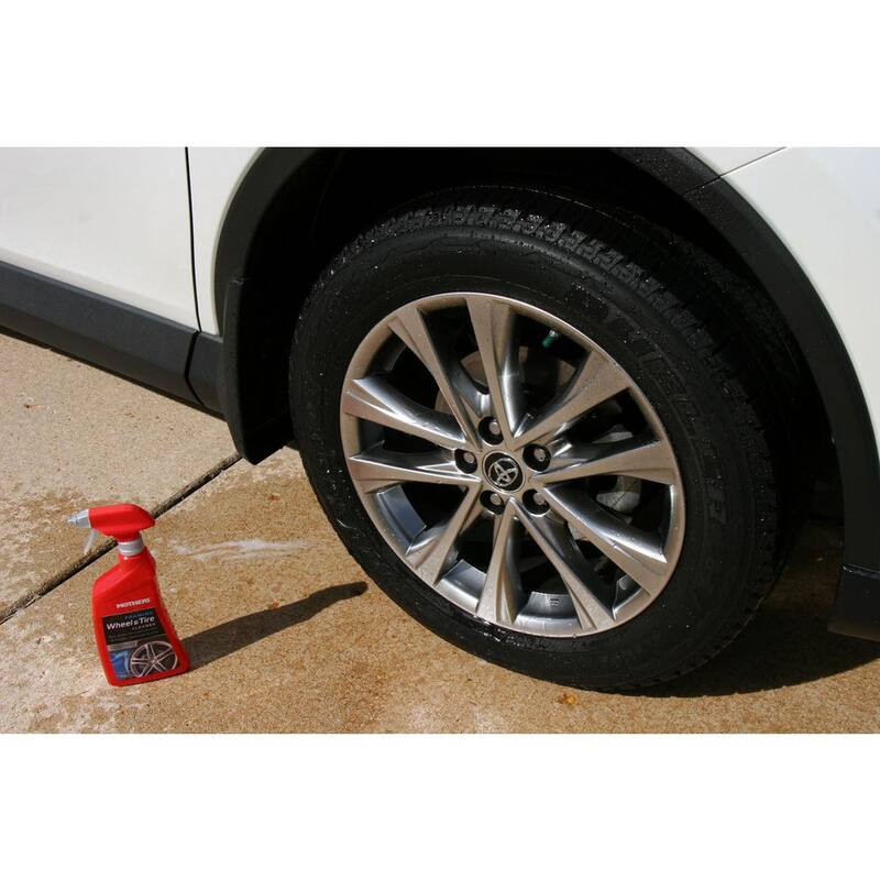 MOTHERS 24 oz. Ultimate Hybrid Ceramic Detailer Spray + 24 oz. Foaming Wheel and Tire Cleaner Spray Car Cleaning Kit - 400003