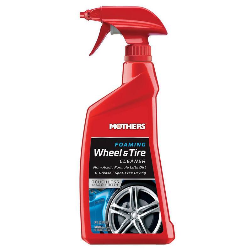 MOTHERS 24 oz. Ultimate Hybrid Ceramic Detailer Spray + 24 oz. Foaming Wheel and Tire Cleaner Spray Car Cleaning Kit - 400003