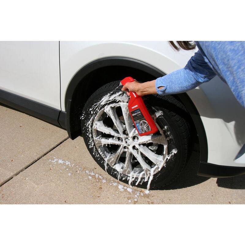 MOTHERS 24 oz. Ultimate Hybrid Ceramic Detailer Spray + 24 oz. Foaming Wheel and Tire Cleaner Spray Car Cleaning Kit - 400003