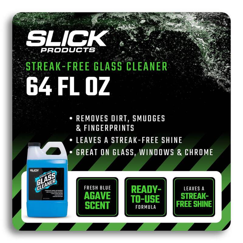 SLICK PRODUCTS 64 oz. Streak-Free Glass Cleaner - SP-SFGC-64
