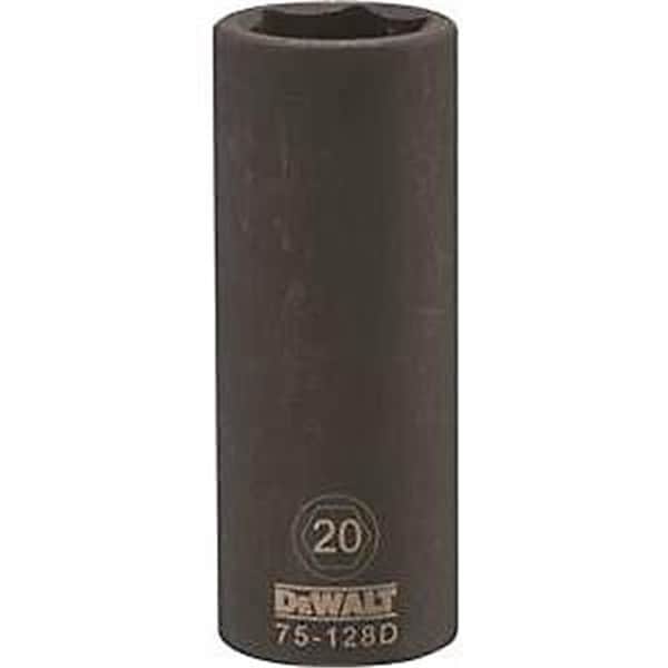 Stanley Stanley Tools 7516941 DWMT75128OSP Impact 0.5 Drive 6 Point Socket; 20 mm - 7516941