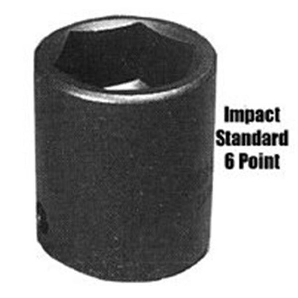 Sunex Sunex SUN246 1/2 Inch Drive 6 Point Standard Impact Socket - 1-7/16 Inch - SUN246