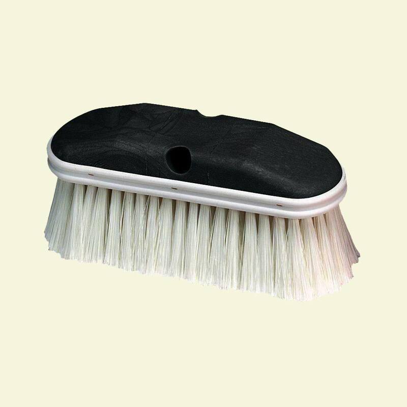 Carlisle Styrene 9 in. Vehicle Brush in White (Case of 12) - 36120902