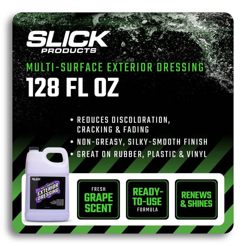 SLICK PRODUCTS 128 oz. Multi-Surface Car Exterior Dressing - SP-MSED-128