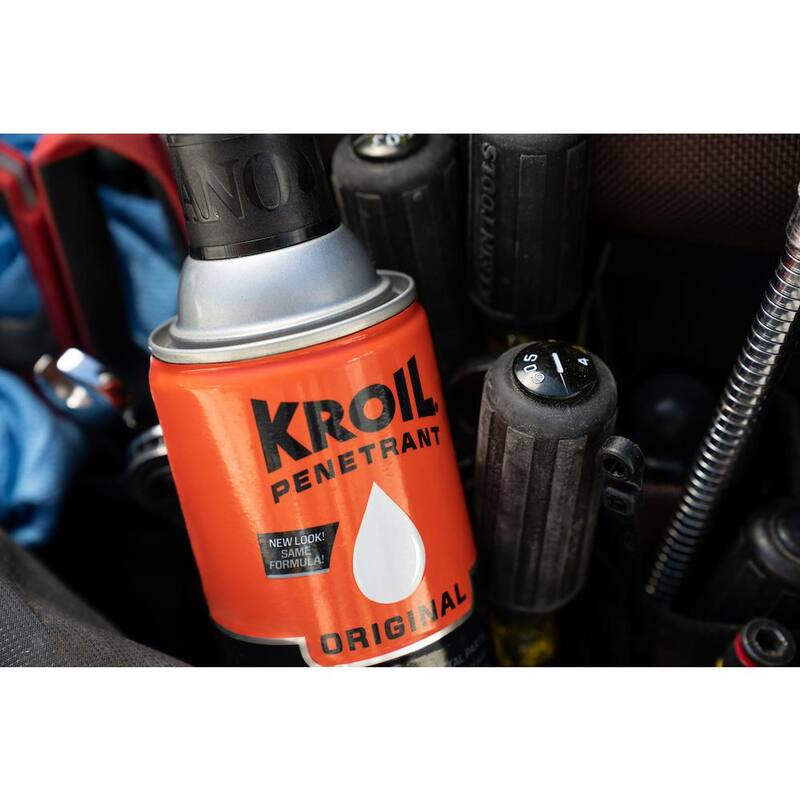 KROIL Penetrating Oil Aerosol, Industrial-Grade Penetrant, Multi-Purpose Oil, AeroKroil, NSF H2,50-State VOC Compliant - KS102