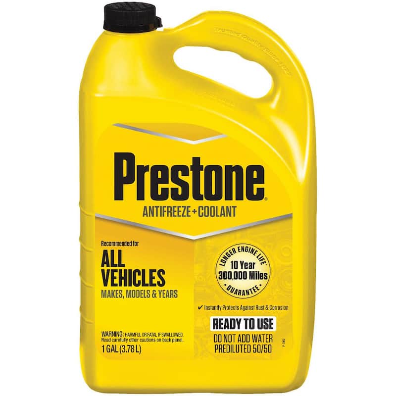 Prestone All Vehicles - 10yr/300k mi - Antifreeze+Coolant (1 Gal - Ready to Use) - AF2100