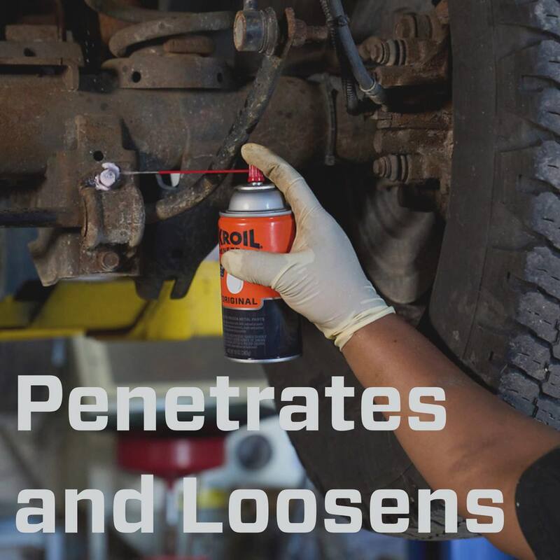 KROIL Penetrating Oil Aerosol, Industrial-Grade Penetrant, Multi-Purpose Oil, AeroKroil, NSF H2,50-State VOC Compliant - KS162