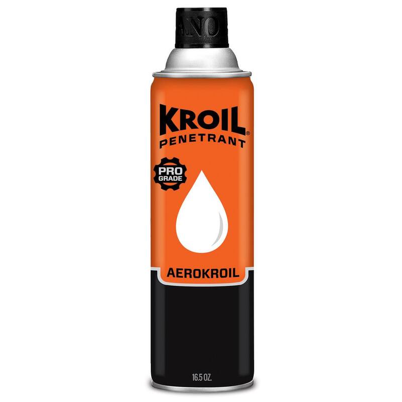 KROIL Penetrating Oil Aerosol, Industrial-Grade Penetrant, Multi-Purpose Oil, AeroKroil, NSF H2,50-State VOC Compliant - KS162