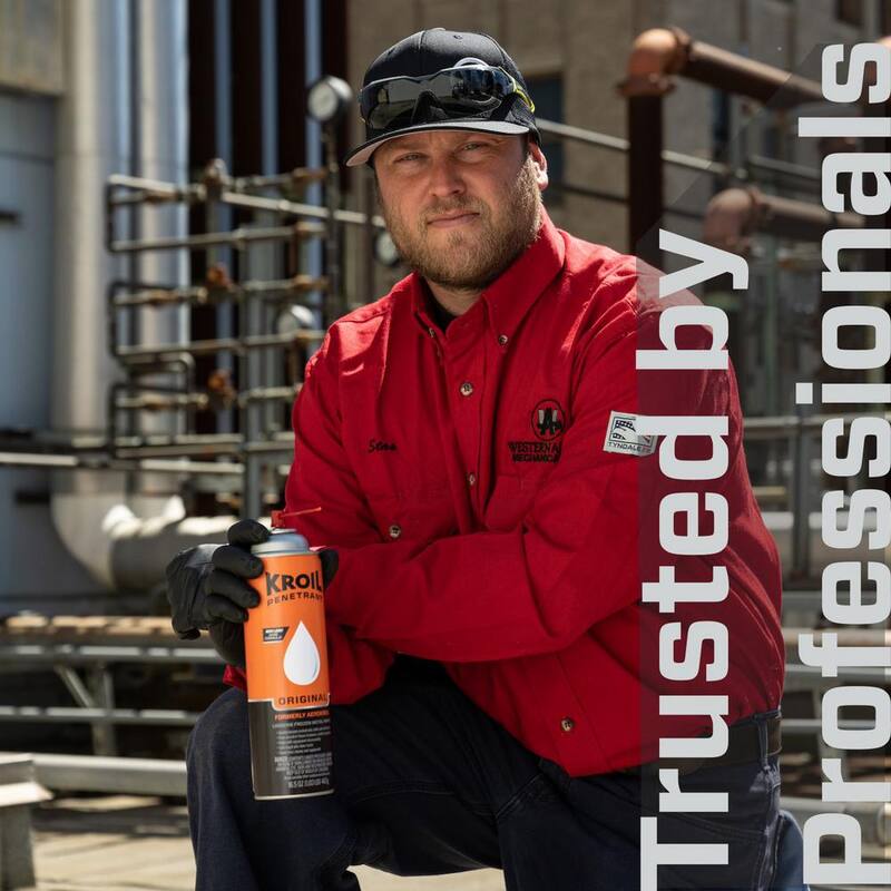 KROIL Penetrating Oil Aerosol, Industrial-Grade Penetrant, Multi-Purpose Oil, AeroKroil, NSF H2,50-State VOC Compliant - KS162
