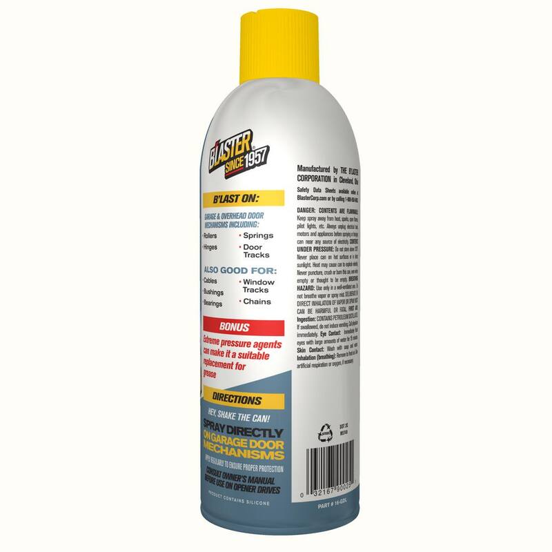 Blaster 9.3 oz. Premium Silicone Garage Door Lubricant Spray - 16-GDL