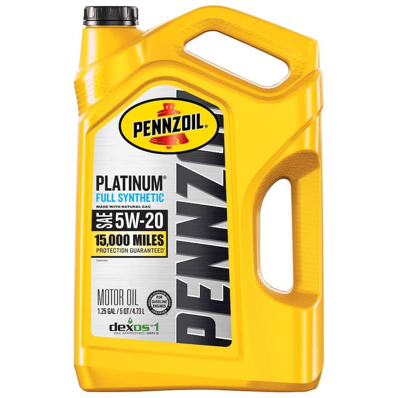 Pennzoil Platinum SAE 5W-20 Full Synthetic Motor Oil 5 Qt. - 550046122