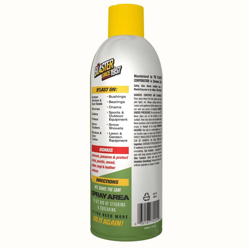 Blaster 11 oz. Industrial Strength Silicone Lubricant Spray - 16-SL