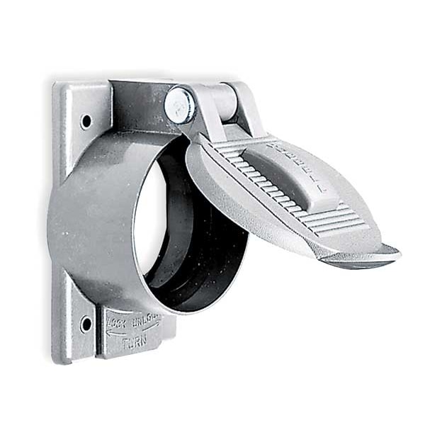 Hubbell Wiring Device-Kellems 1 -Gang Vertical Weatherproof Cover, 2-27/32" W, 4-9/16" H - HBL7774WO