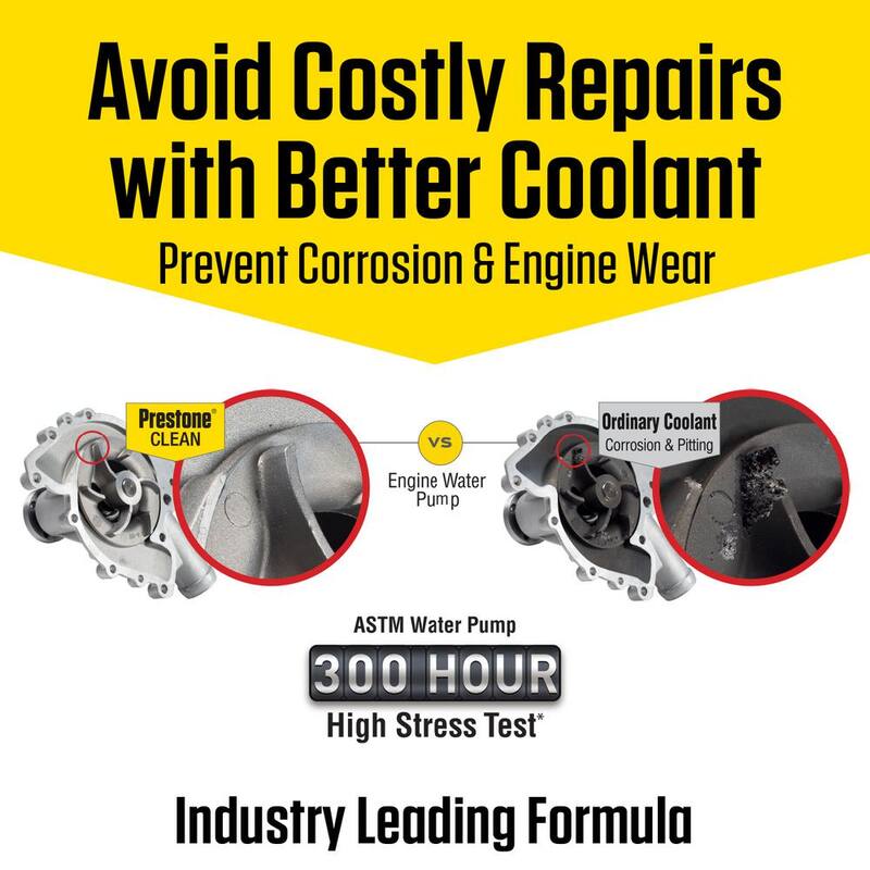 Prestone All Vehicles - 10yr/300k mi- Antifreeze+Coolant (1 Gal - Concentrate) - AF2000