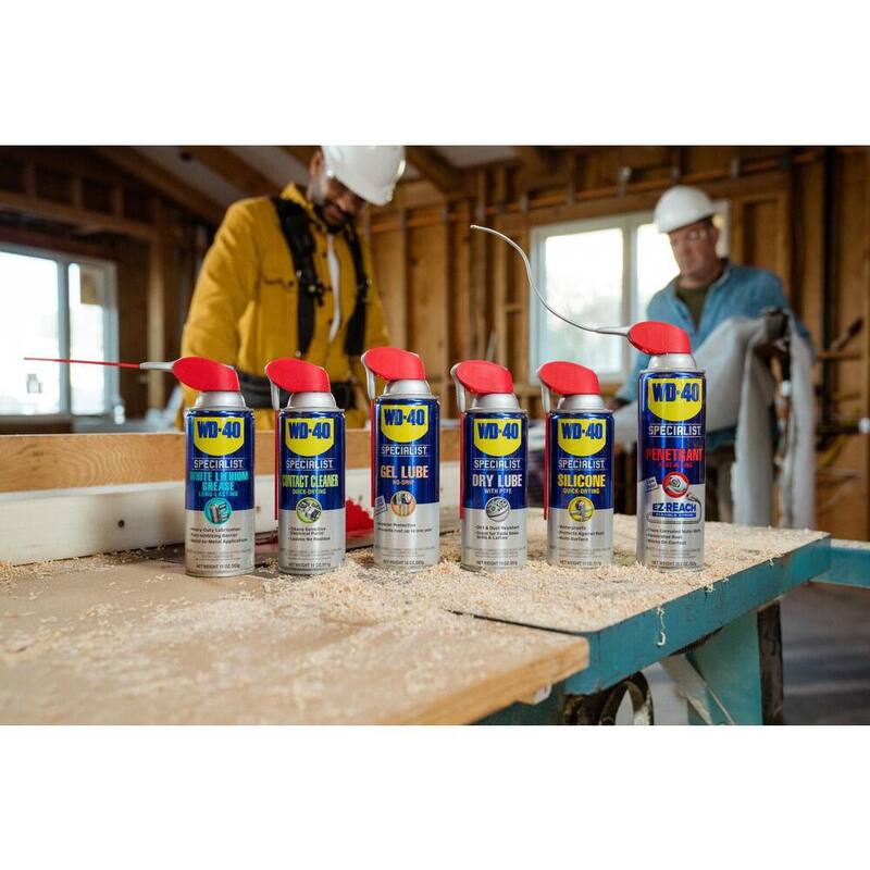 WD-40 SPECIALIST 11 oz. Contact Cleaner, Quick-Drying Electric Equipment Cleaner with Smart Straw - 300554
