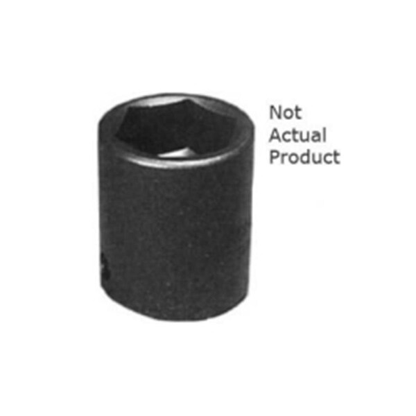 Keen 0.5 in. Drive Shallow 6 Point Impact Socket - 0.37 in. - KE3530101