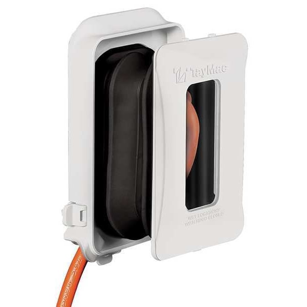 Taymac Weatherproof Cover, Single Gang Box Type, 1 Gang, Polycarbonate, Expandable;In-Use Cover - ML450W