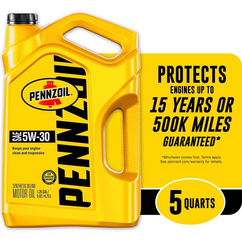 Pennzoil SAE 5W-30 Motor Oil 5 Qt. - 550045208
