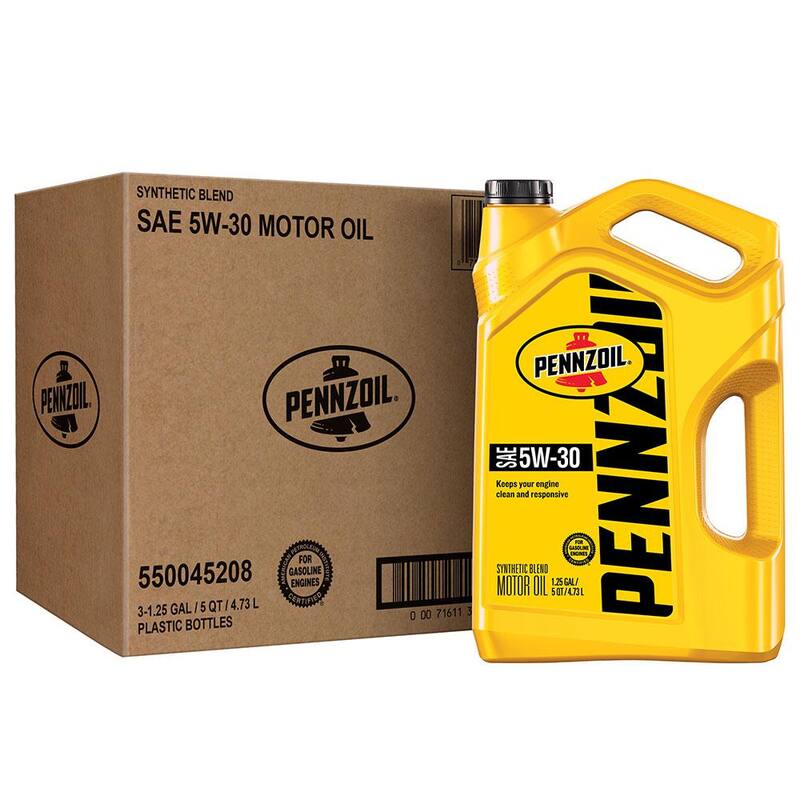 Pennzoil SAE 5W-30 Motor Oil 5 Qt. - 550045208