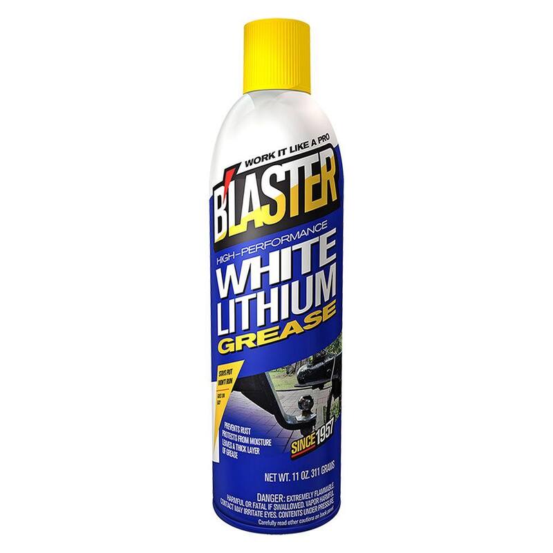 Blaster 11 oz. High-Performance White Lithium Grease Spray - 16-LG