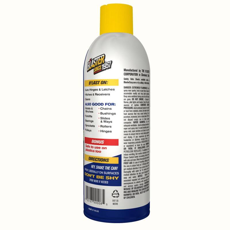 Blaster 11 oz. High-Performance White Lithium Grease Spray - 16-LG