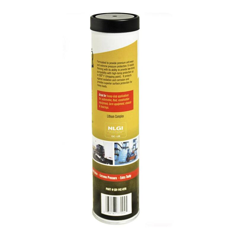Blaster 14 oz. Extra Tacky Red Grease Cartridge for Grease Gun - GR-14C-HTR