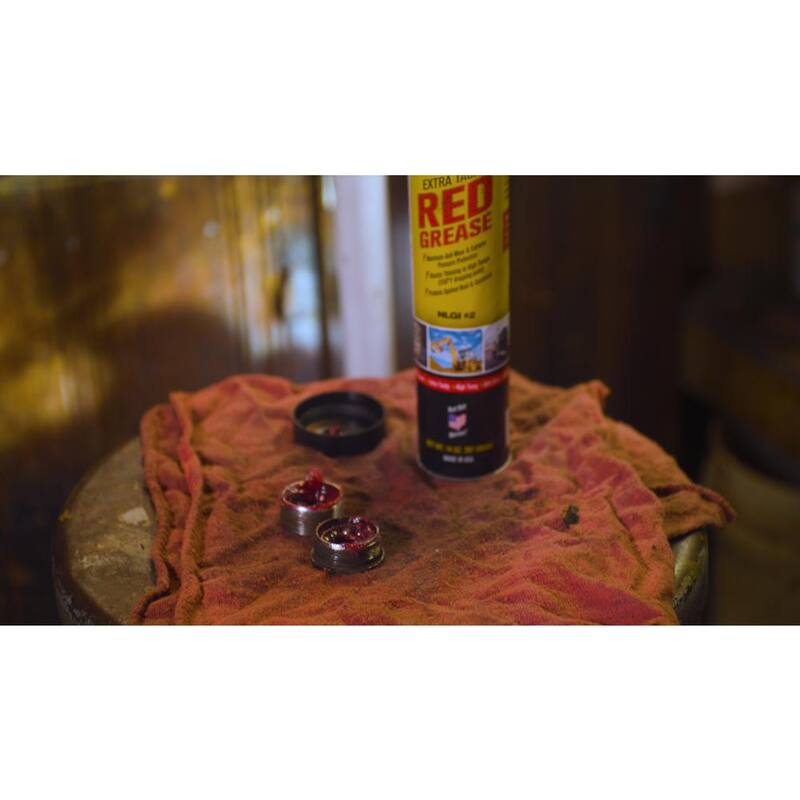 Blaster 14 oz. Extra Tacky Red Grease Cartridge for Grease Gun - GR-14C-HTR