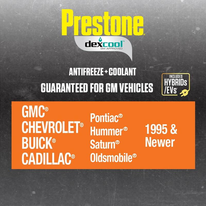 Prestone DEX-COOL Antifreeze+Coolant (1 Gal - Ready to Use) - AF850