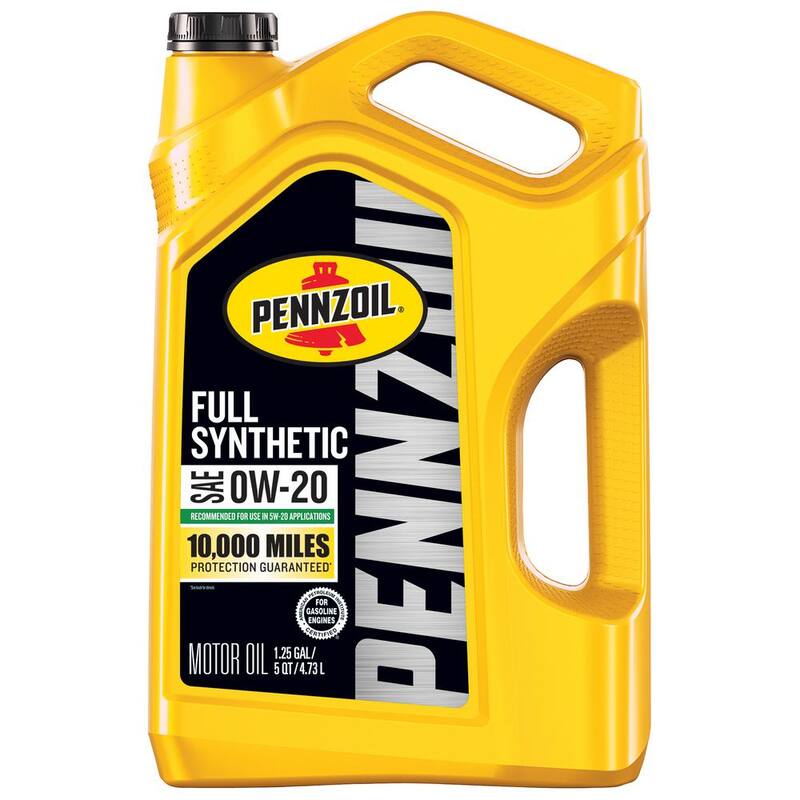 Pennzoil Full Synthetic SAE 0W 20 Motor Oil 5 qt. - 550058596